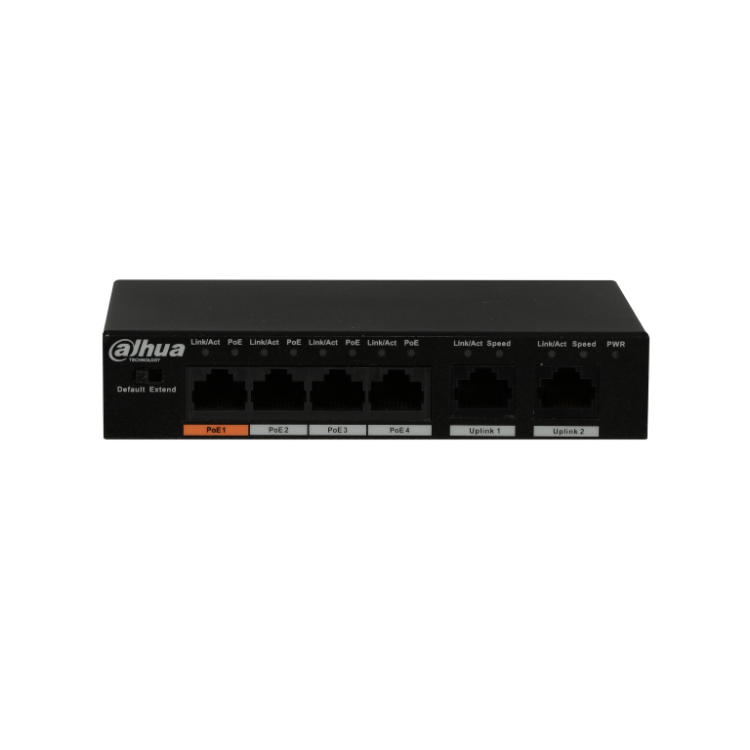 Picture of POE switch Dahua 4-POE PFS3006-4ET-60-V2