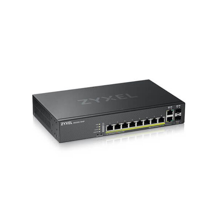 Picture of POE switch ZYXCEL 8-POE GS2220-10HP