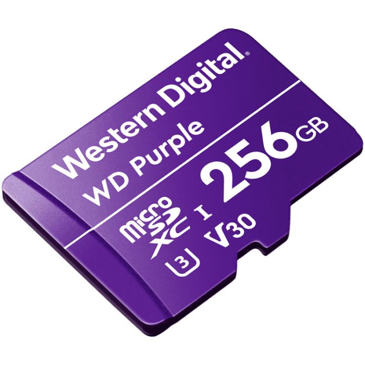 Picture of Videovalve MicroSD kaart 256GB WD Purple
